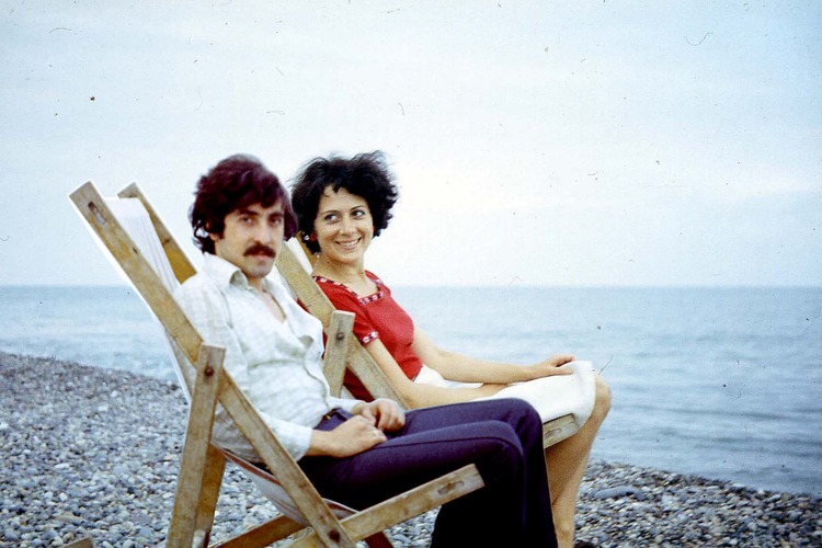 Тенгиз и Галина Мосидзе. 09.1976г.